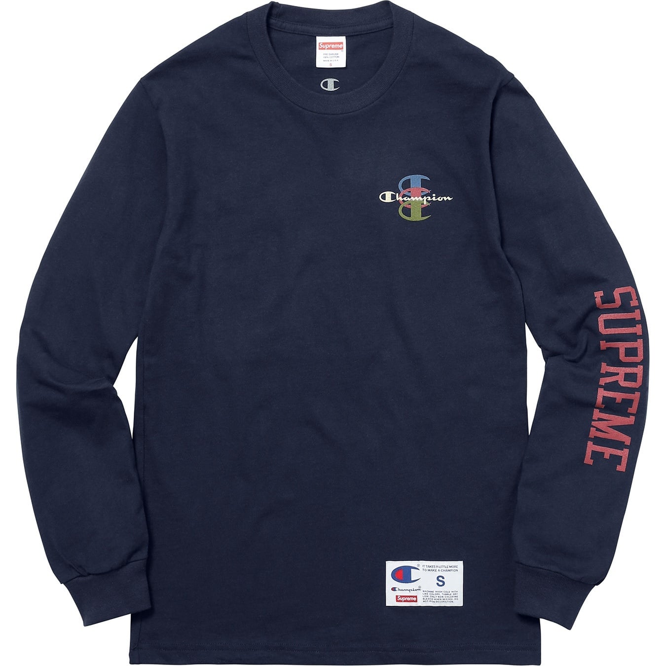Supreme®/Champion® Stacked C L/S Tee view 18